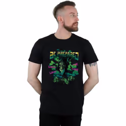 Disney - T-shirt THE LION KING LONG LIVE THE KING - Homme (Noir)