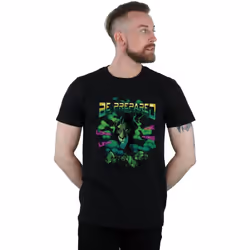 Disney - T-shirt THE LION KING LONG LIVE THE KING - Homme (Noir)
