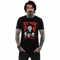 Disney - T-shirt THE LION KING BE PREPARED - Homme (Noir)