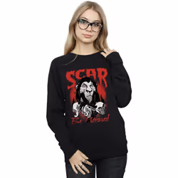 Disney - Sweat THE LION KING BE PREPARED - Femme (Noir)
