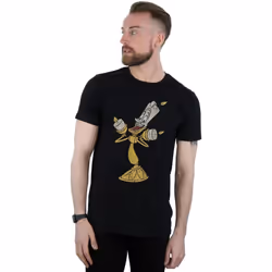 Disney - T-shirt BEAUTY AND THE BEAST - Homme (Noir)
