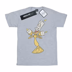 Disney - T-shirt BEAUTY AND THE BEAST - Fille (Gris chiné)