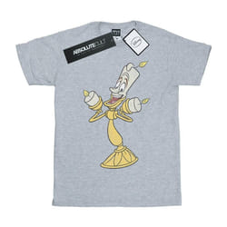 Disney - T-shirt BEAUTY AND THE BEAST - Fille (Gris chiné)