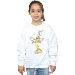 Disney - Sweat BEAUTY AND THE BEAST - Fille (Blanc)