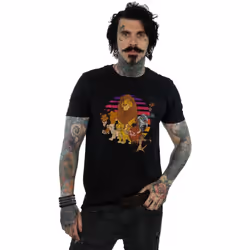Disney - T-shirt THE LION KING PRIDE FAMILY - Homme (Noir)