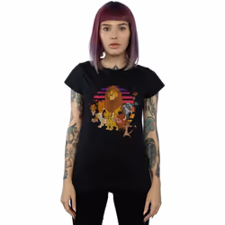 Disney - T-shirt THE LION KING PRIDE FAMILY - Femme (Noir)