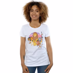 Disney - T-shirt THE LION KING PRIDE FAMILY - Femme (Blanc)