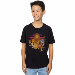 Disney - T-shirt THE LION KING PRIDE FAMILY - Garçon (Noir)