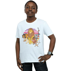 Disney - T-shirt THE LION KING PRIDE FAMILY - Garçon (Blanc)