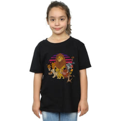 Disney - T-shirt THE LION KING PRIDE FAMILY - Fille (Noir)