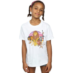 Disney - T-shirt THE LION KING PRIDE FAMILY - Fille (Blanc)