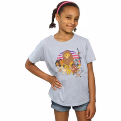 Disney - T-shirt THE LION KING PRIDE FAMILY - Fille (Gris chiné)