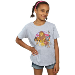 Disney - T-shirt THE LION KING PRIDE FAMILY - Fille (Gris chiné)