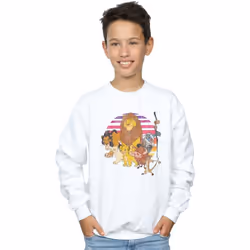 Disney - Sweat THE LION KING PRIDE FAMILY - Garçon (Blanc)