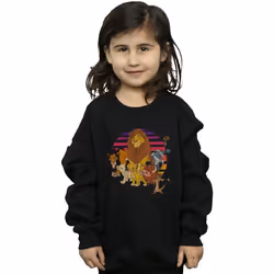 Disney - Sweat THE LION KING PRIDE FAMILY - Fille (Noir)