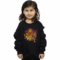 Disney - Sweat THE LION KING PRIDE FAMILY - Fille (Noir)