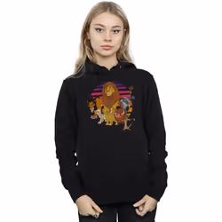 Disney - Sweat à capuche THE LION KING PRIDE FAMILY - Femme (Noir)
