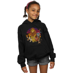 Disney - Sweat à capuche THE LION KING PRIDE FAMILY - Fille (Noir)