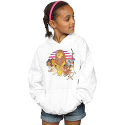 Disney - Sweat à capuche THE LION KING PRIDE FAMILY - Fille (Blanc)