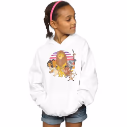 Disney - Sweat à capuche THE LION KING PRIDE FAMILY - Fille (Blanc)