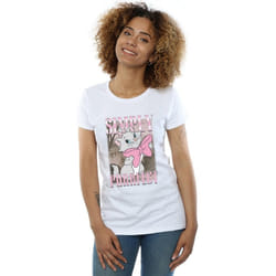 Disney - T-shirt ARISTOCATS SIMPLY PURRFECT - Femme (Blanc)