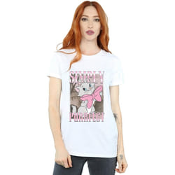 Disney - T-shirt ARISTOCATS SIMPLY PURRFECT - Femme (Blanc)