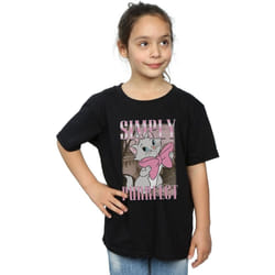 Disney - T-shirt ARISTOCATS SIMPLY PURRFECT - Fille (Noir)