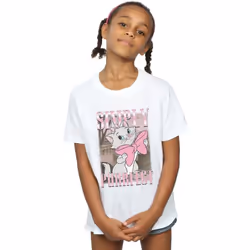 Disney - T-shirt ARISTOCATS SIMPLY PURRFECT - Fille (Blanc)