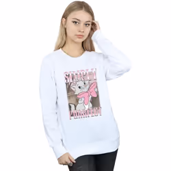 Disney - Sweat ARISTOCATS SIMPLY PURRFECT - Femme (Blanc)