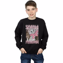 Disney - Sweat ARISTOCATS SIMPLY PURRFECT - Garçon (Noir)