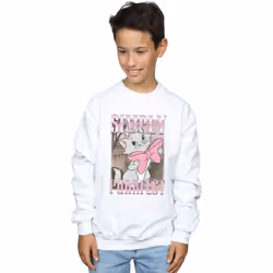 Disney - Sweat ARISTOCATS SIMPLY PURRFECT - Garçon (Blanc)