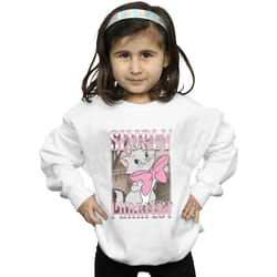 Disney - Sweat ARISTOCATS SIMPLY PURRFECT - Fille (Blanc)