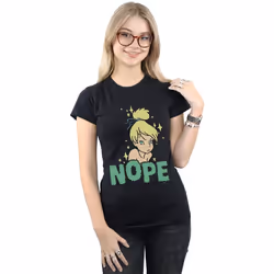 Disney - T-shirt NOPE - Femme (Noir)