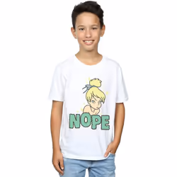 Disney - T-shirt NOPE - Garçon (Blanc)