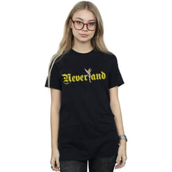 Disney - T-shirt NEVERLAND - Femme (Noir)