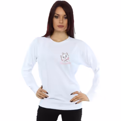 Disney - Sweat ARISTOCATS I'M A LADY - Femme (Blanc)