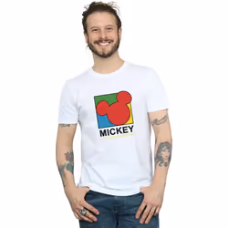 Disney - T-shirt TRUE 90S - Homme (Blanc)