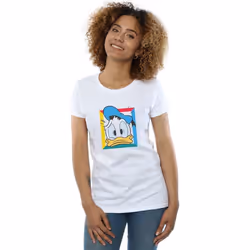 Disney - T-shirt PANICKED - Femme (Blanc)