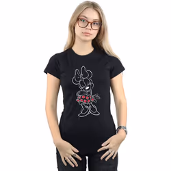 Disney - T-shirt - Femme (Noir)