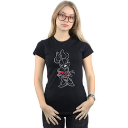 Disney - T-shirt - Femme (Noir)