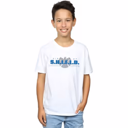 Marvel - T-shirt AGENTS OF SHIELD DIRECTOR OF SHIELD - Garçon (Blanc)