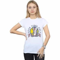 Disney - T-shirt THE LION KING GOOD VIBES ONLY - Femme (Blanc)