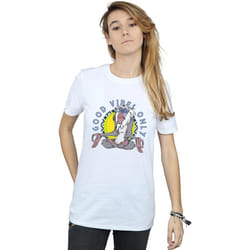 Disney - T-shirt THE LION KING GOOD VIBES ONLY - Femme (Blanc)
