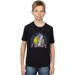 Disney - T-shirt THE LION KING GOOD VIBES ONLY - Garçon (Noir)