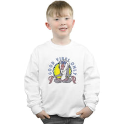 Disney - Sweat THE LION KING GOOD VIBES ONLY - Garçon (Blanc)