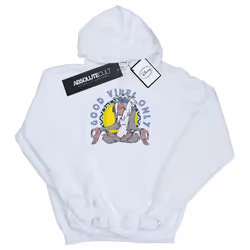 Disney - Sweat à capuche THE LION KING GOOD VIBES ONLY - Homme (Blanc)