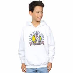 Disney - Sweat à capuche THE LION KING GOOD VIBES ONLY - Garçon (Blanc)