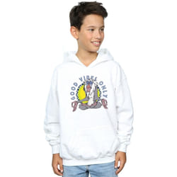 Disney - Sweat à capuche THE LION KING GOOD VIBES ONLY - Garçon (Blanc)