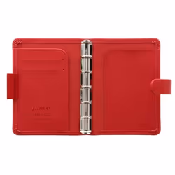 Organiseur - FILOFAX - Saffiano mini - Rouge - Rigide - Compact et pratique