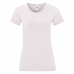 Fruit Of The Loom - T-shirt manches courtes ICONIC - Femme (Blanc)